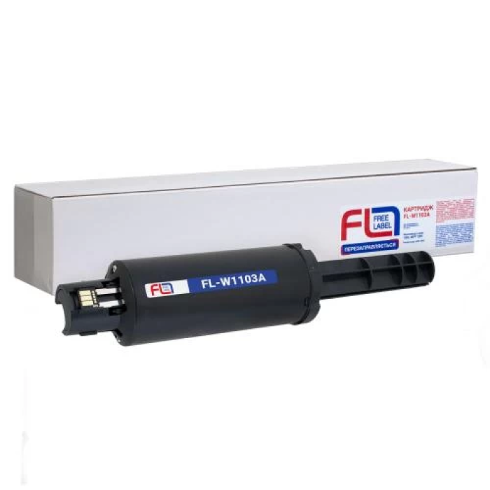 Чорний картридж Free Label FL-W1103A для HP 103A