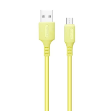 Кабель USB (дріт) ColorWay CW-CBUM043-Y USB 2.0, microUSB, 1 м, жовтий