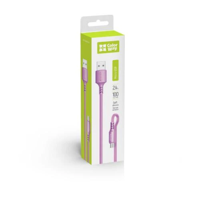 Кабель ColorWay USB 2.0 AM — microUSB для заряджання, 1 м