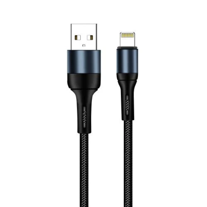 Кабель ColorWay USB AM—Lightning, 1 м, чорний