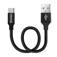 Кабель USB Type-C (USB-A — Type-C) ColorWay CW-CBUC045-BK 1 м, 2,4 А, чорний