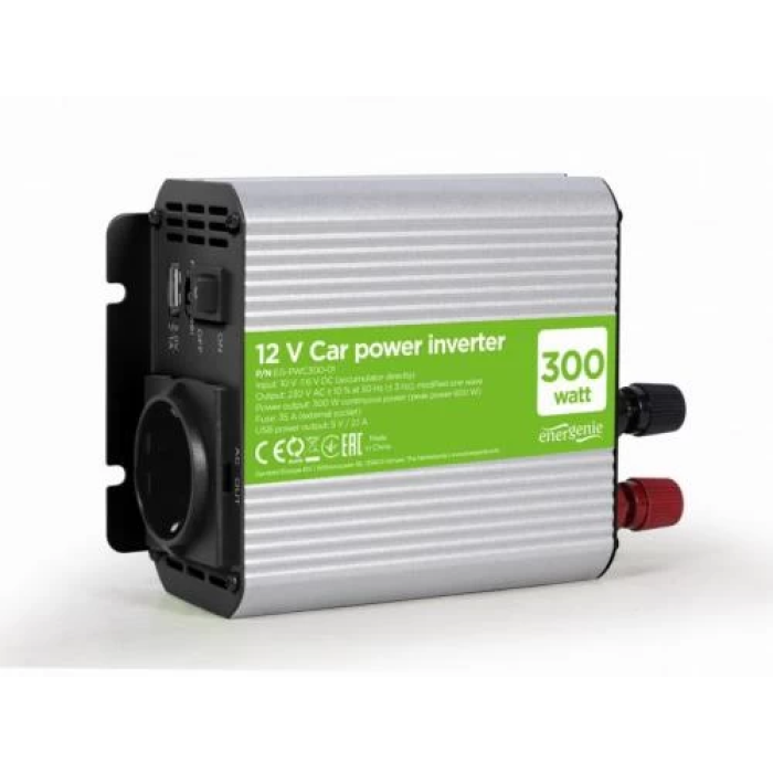 Автомобільний інвертор EnerGenie EG-PWC300-01 на 300 Вт