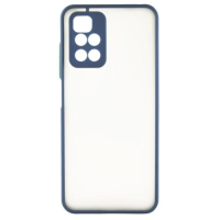 Чохол для Xiaomi Redmi 10 (накладка) NoNaMe Gingle Matte Case (strong) Dark Blue