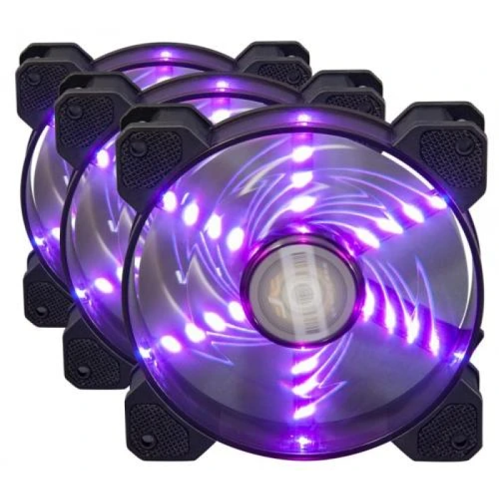 Комплект корпусних вентиляторів Frime Iris Flicker KIT 3×120 мм RGB