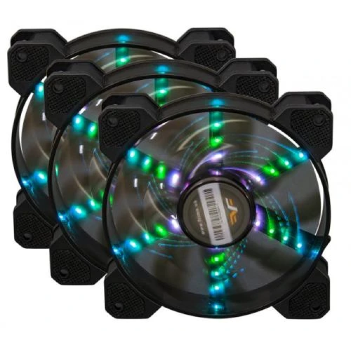 Комплект корпусних вентиляторів Frime Iris Flicker KIT 3×120 мм RGB