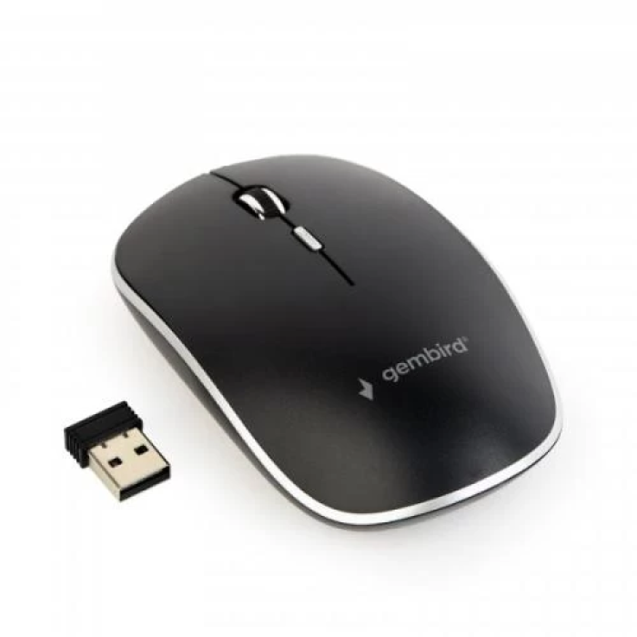 Бездротова оптична миша Gembird MUSW-4BS-01, 1600 DPI