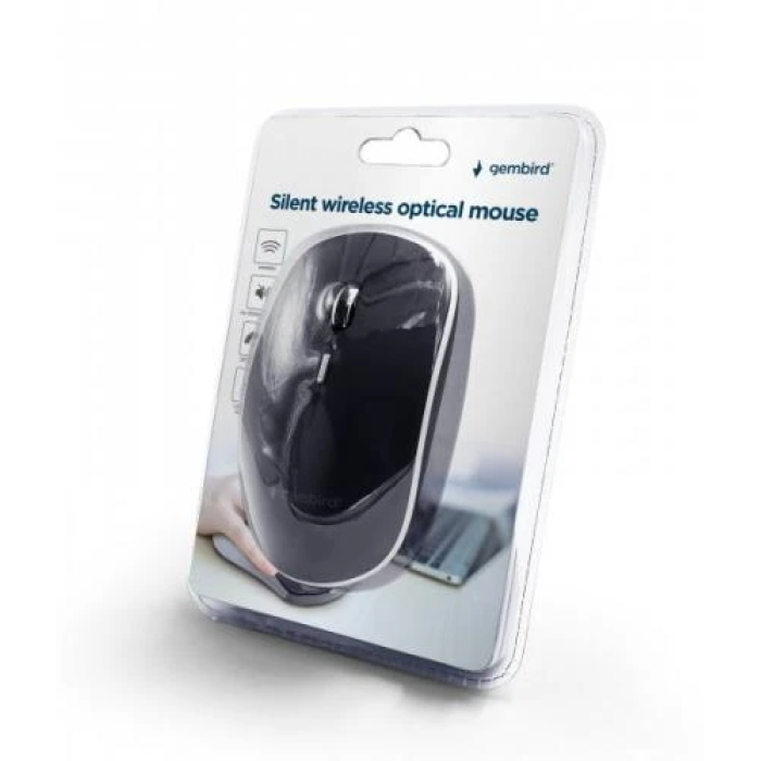 Бездротова оптична миша Gembird MUSW-4BS-01, 1600 DPI