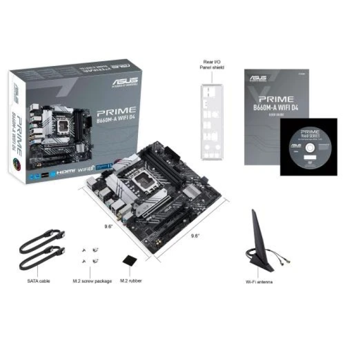 Материнська плата Asus PRIME B660M-A WIFI D4 формату MicroATX