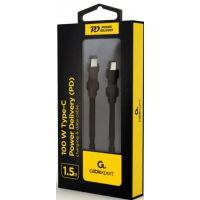 Кабель USB Type-C (зарядний кабель) Cablexpert CC-USB2-CMCM100-1.5M 1,5 м, 100 Вт