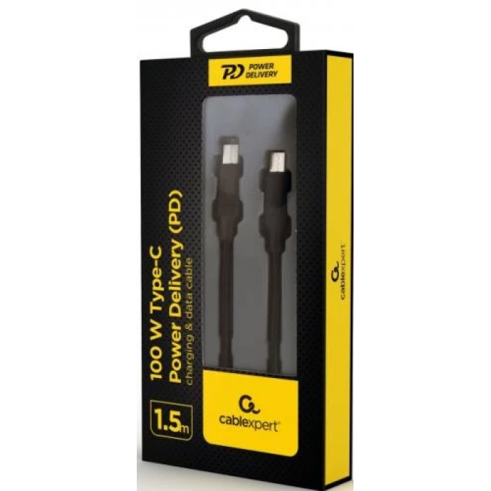 Кабель Cablexpert Type-C — Type-C 1,5 м для заряджання та даних