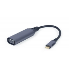 Перехідник USB Type-C на VGA (адаптер) Cablexpert A-USB3C-VGA-01 15 см, 1080p/60 Гц
