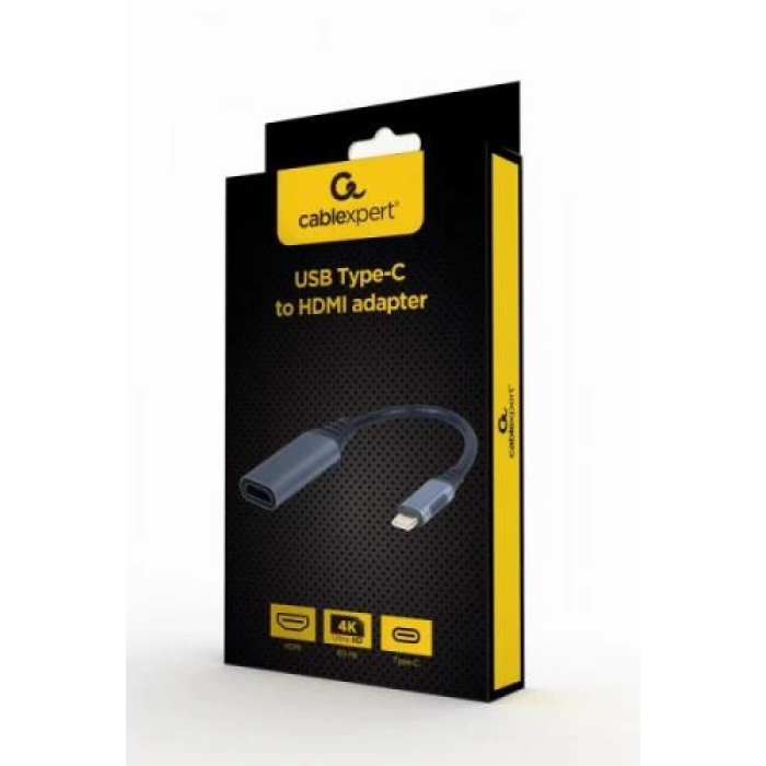 Перехідник USB Type-C на HDMI Cablexpert 4K/60 Гц, 15 см