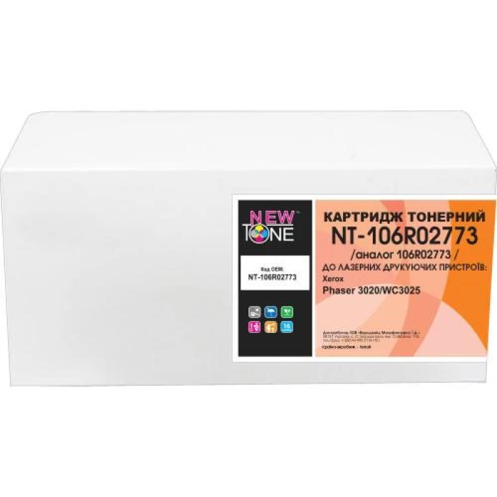 Чорний тонер-картридж NewTone для Xerox Phaser 3020 і WorkCentre 3025