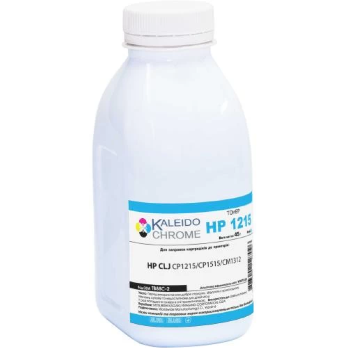 Тонер Kaleidochrome TB88C-2 Cyan для HP і Canon, 45 г