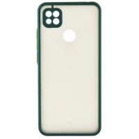 Силіконовий чохол для Xiaomi Redmi 9C (накладка) NoNaMe Gingle Matte Case (strong) Dark Green 6,5″