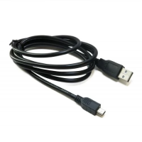 Кабель USB (USB-шнур) Extradigital USB 2.0 AM–miniUSB 1,5 м чорний