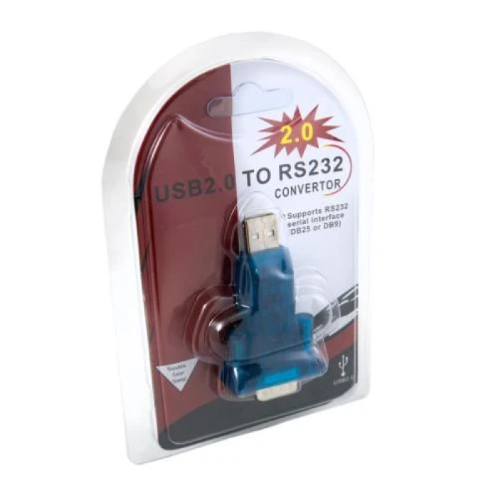 USB-адаптер Extradigital HL340 USB 2.0 — RS-232, 1 м