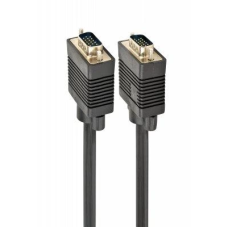 Кабель VGA (відеокабель) Cablexpert CCB-PPVGA-1.5M 1,5 м, чорний