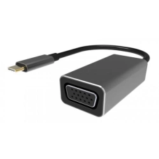 Перехідник USB Type-C — VGA (адаптер) Viewcon чорний, 15 см