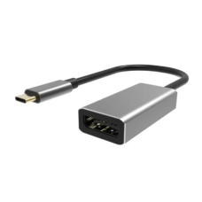 Перехідник Type-C на DisplayPort (адаптер) Viewcon TE391 чорний, 15 см, 4K