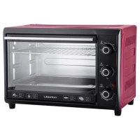 Електродуховка (настільна духовка) Liberton LEO-400 Red 40 л