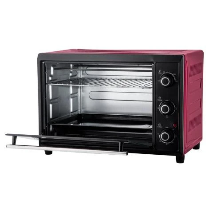 Настільна електродуховка Liberton LEO-400 Red на 40 л