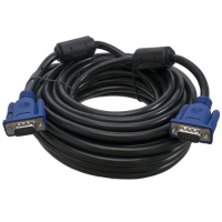 Кабель VGA (відеокабель) Patron PN-VGA-VGA-10М 10 м, чорний