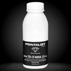 Тонер для принтера (тонерний порошок) Printalist HP/Canon чорний, 60 г