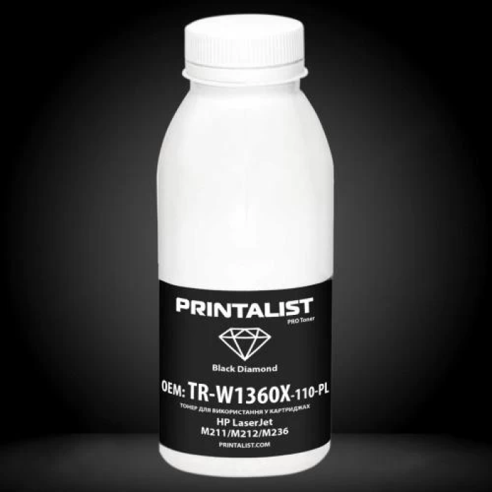 Чорний тонер Printalist для HP LJ M211/M236, 110 г