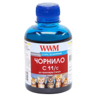 Чорнило для принтера (заправне чорнило) WWM C11/C Cyan для Canon 200 мл
