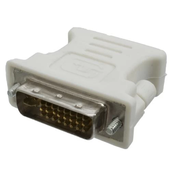 Відеоперехідник Patron PN-DVI-VGA-F для DVI-I та VGA, білий