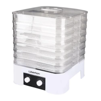 Сушарка для овочів та фруктів (дегідратор) Liberton LFD-5521 21 л, 7 ярусів, 520 Вт