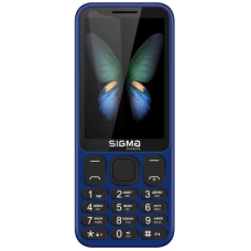 Кнопковий телефон (мобільний телефон) Sigma mobile X-style 351 Lider синій, екран 3,5"