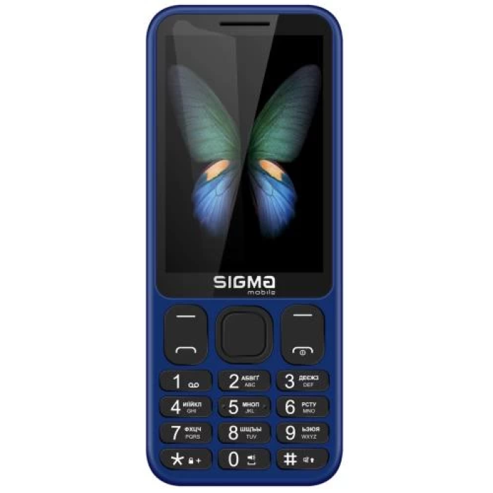 Кнопковий телефон Sigma mobile X-style 351 Lider у синьому кольорі