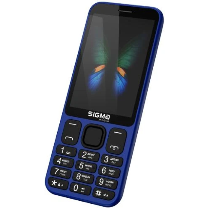 Кнопковий телефон Sigma mobile X-style 351 Lider у синьому кольорі
