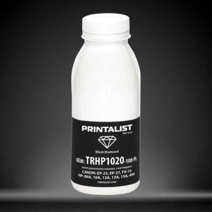 Чорний тонер Printalist для HP LJ 1010/1020 і Canon LBP-2900/3000