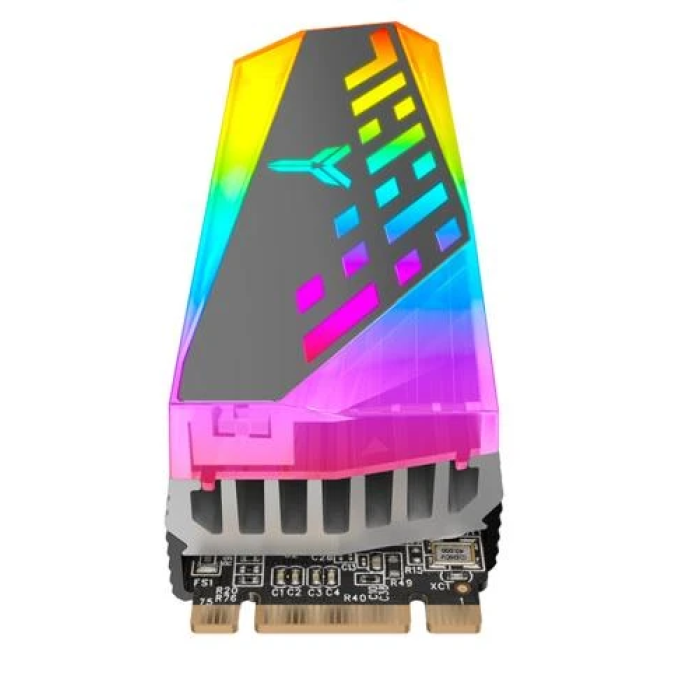 Радіатор-охолоджувач Qube M.2-4 для SSD M.2 2280 із RGB