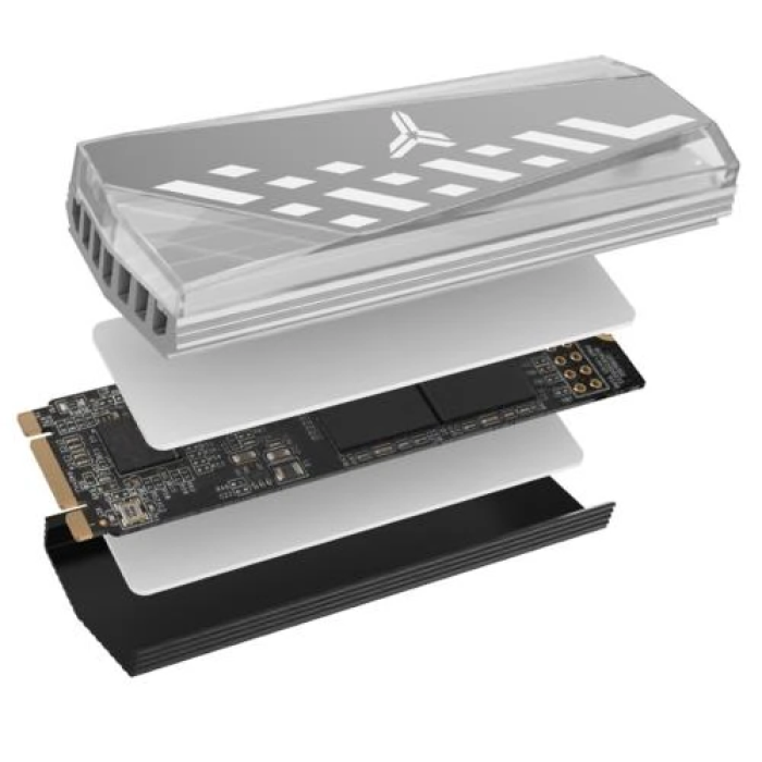 Радіатор-охолоджувач Qube M.2-4 для SSD M.2 2280 із RGB