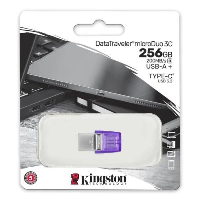 USB-флешка Kingston DataTraveler microDuo 3C на 256 ГБ