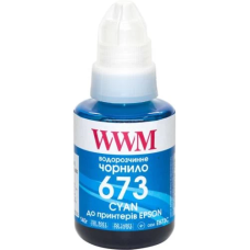Чорнило для принтера (струменеві чорнила) WWM Epson L800/L805/L810/L850/L1800 Cyan, 140 мл