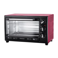 Електродуховка (мініпіч) Liberton LEO-350 Red 35 л
