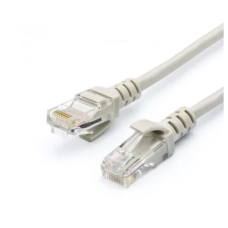 Патч-корд (мережевий кабель) Atcom Cat.5e 7,5 м, сірий