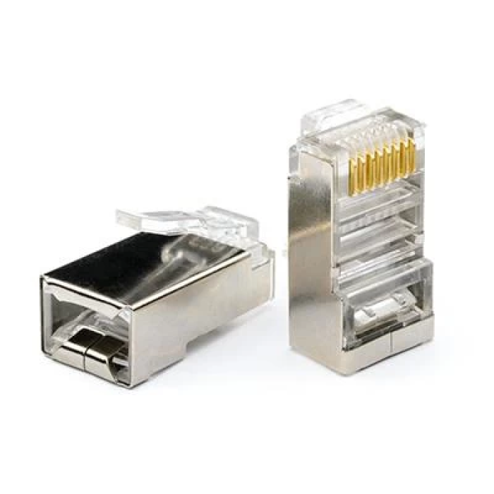 Екрановані конектори RJ45 Atcom 10698 Cat.5e, 100 шт