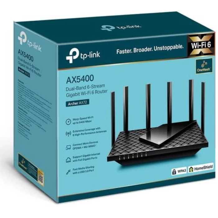 Роутер TP-Link Archer AX72 з Wi‑Fi 6 до 5400 Мбіт/с
