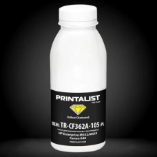 Тонер для принтера (тонерний картридж) Printalist HP LJ M552/M553, Canon LBP-710/712 жовтий, 105 г