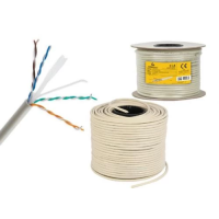 Кабель вита пара (мережевий кабель) Cablexpert UPC-6004SE-SOL Cat.6, 305 м