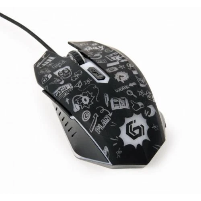 Ігрова оптична миша Gembird MUS-6B-GRAFIX-01 з USB