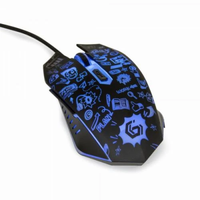 Ігрова оптична миша Gembird MUS-6B-GRAFIX-01 з USB