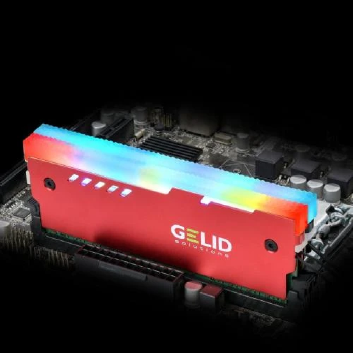 Радіатор для оперативної пам’яті GELID Solutions Lumen RGB, червоний