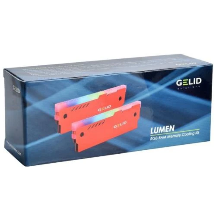 Радіатор для оперативної пам’яті GELID Solutions Lumen RGB, червоний